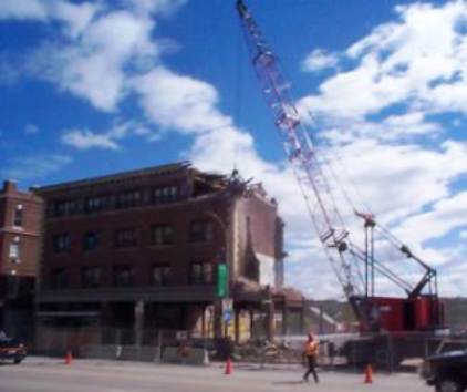 2003 Sears Block Demolition